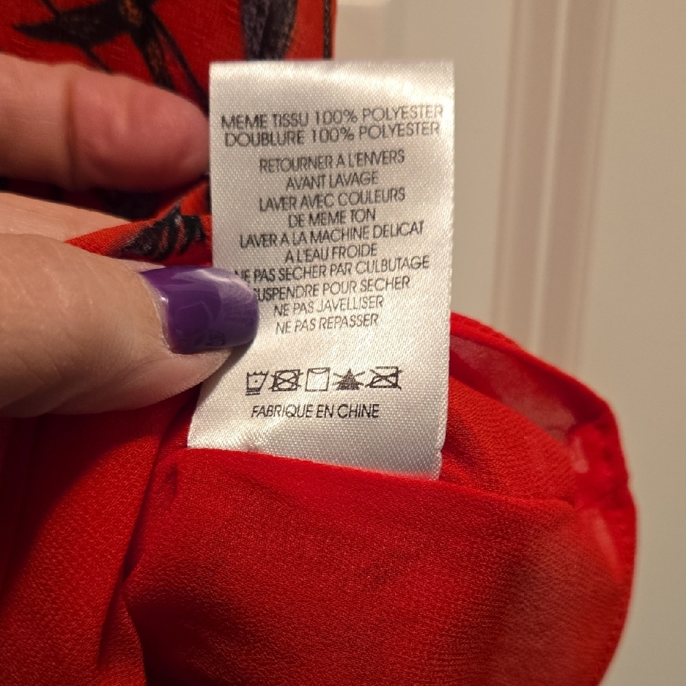 Miss Me Red Floral Button-Front Camisole - Picture 4 of 5